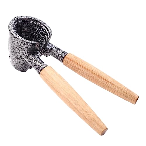 OSOLADY 1Stück Aluminiumlegierung Walnussöffner mit Holzgriff Multifunktionales Küchengerät für Haselnüsse Kastanien und Walnüsse Ergonomisch und Leicht zu Reinigen OSOLADY 1Stück Aluminiumlegierung Walnussöffner mit Holzgriff Multifunktionales Küchengerät für Haselnüsse Kastanien und Walnüsse Ergonomisch und Leicht zu Reinigen von OSOLADY