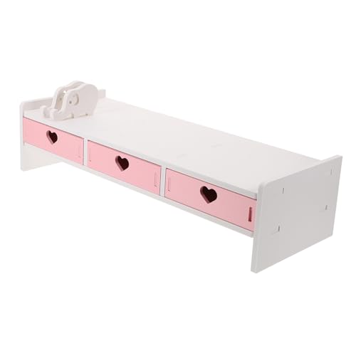 OSOLADY 1Stück Desktop Monitor Riser mit Organizer Höhenverstellbarer Bildschirmständer für Computer Geeignet für Büro und Zuhause Stabil und Langlebig Weiß OSOLADY 1Stück Desktop Monitor Riser mit Organizer Höhenverstellbarer Bildschirmständer für Computer Geeignet für Büro und Zuhause Stabil und Langlebig Weiß von OSOLADY