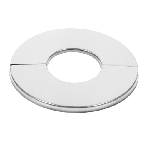 OSOLADY 1Stück Duscharmaturplatte Abdeckplatte Runde Rosetten Abdeckung für Sanitärsysteme Einsetzbar Stilvolles Design für Wasserleitungen von OSOLADY