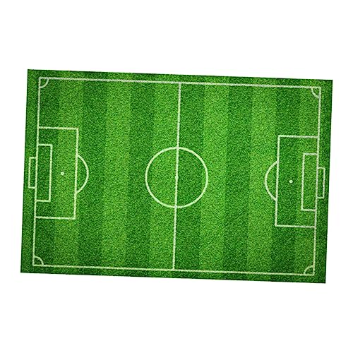 OSOLADY 1Stück Fußballfeld Fußmatte Aufkleber Rutschfester Bodenaufkleber für Badezimmer Wohnzimmer Küche Kreative Wohnraumdekoration Langlebig und Leicht zu Reinigen von OSOLADY