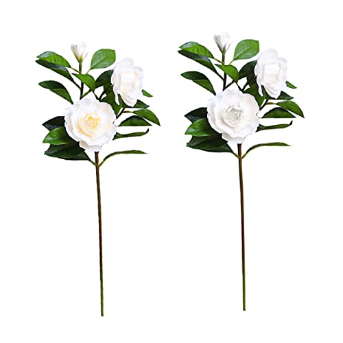 OSOLADY 1Stück Künstliche Gardenia Blume Gelb Realistische Faux Blumen für Hochzeitsdekoration Esstisch und Wohnzimmer für Partys und Heimdekoration OSOLADY 1Stück Künstliche Gardenia Blume Gelb Realistische Faux Blumen für Hochzeitsdekoration Esstisch und Wohnzimmer für Partys und Heimdekoration von OSOLADY
