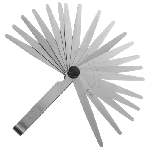 OSOLADY 1Stück Messlehre aus Präzises Fühlermessgerät zur Lückenmessung Metrisch und Imperial für Ingenieure und Schützendem Kunststoffgehäuse OSOLADY 1Stück Messlehre aus Präzises Fühlermessgerät zur Lückenmessung Metrisch und Imperial für Ingenieure und Schützendem Kunststoffgehäuse von OSOLADY