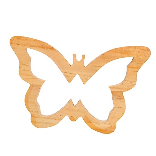OSOLADY 1Stück Wandkunst Aufkleber Holz Dekoration für Partys Khaki Wandmontiertes Ornament für Wohnzimmer Schlafzimmer und Jugendzimmer Einzigartiges Design für Warme von OSOLADY