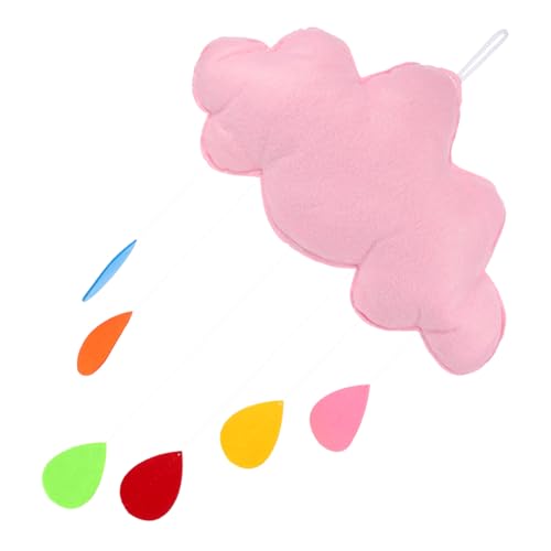 OSOLADY 1Stück Wolkenanhänger mit Filzregentropfen Wanddeko für Kinderzimmer und Wohnzimmer Hochwertige Langlebige Dekoration für Zuhause OSOLADY 1Stück Wolkenanhänger mit Filzregentropfen Wanddeko für Kinderzimmer und Wohnzimmer Hochwertige Langlebige Dekoration für Zuhause von OSOLADY