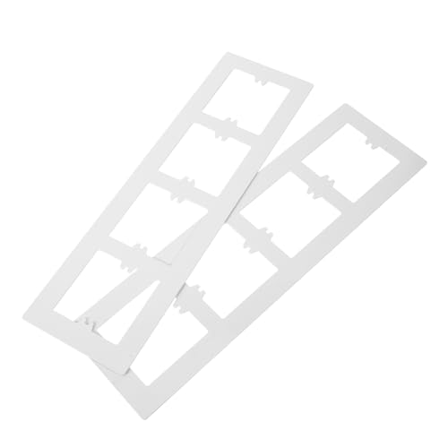 OSOLADY 2 Stück Fach Wippschalter Wandplatte Weiße Dekorative Steckdosenabdeckung Glatte Oberfläche Robuste Ausführung Einfache Montage Kompatibel mit Standard Unterputzdosen Modernes OSOLADY 2 Stück Fach Wippschalter Wandplatte Weiße Dekorative Steckdosenabdeckung Glatte Oberfläche Robuste Ausführung Einfache Montage Kompatibel mit Standard Unterputzdosen Modernes von OSOLADY