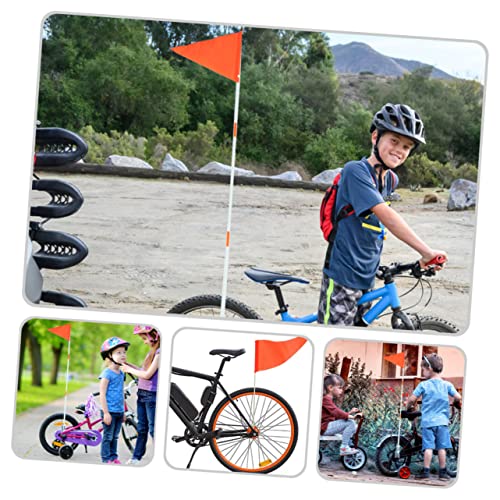 OSOLADY 2 Stück Fahrrad Sicherheitswimpel aus Wasserdichtem PVC Reißfest und Windbeständig Hochsichtbare Warnflagge für Senioren Geeignet für Stangen Langlebige Schutzflagge OSOLADY 2 Stück Fahrrad Sicherheitswimpel aus Wasserdichtem PVC Reißfest und Windbeständig Hochsichtbare Warnflagge für Senioren Geeignet für Stangen Langlebige Schutzflagge von OSOLADY