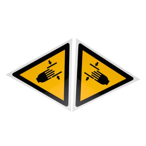 OSOLADY 2 Stück Hand Crushing Warning Sticker PP Synthetikpapier Langlebig Selbstklebend Leicht Handlich Sicherheitsaufkleber für Maschinen und Geräte Innen Außen Gebrauch OSOLADY 2 Stück Hand Crushing Warning Sticker PP Synthetikpapier Langlebig Selbstklebend Leicht Handlich Sicherheitsaufkleber für Maschinen und Geräte Innen Außen Gebrauch von OSOLADY