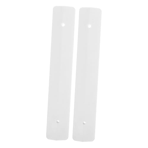 OSOLADY 2 Stück Heavy Duty Wandhalterung Lochwand Verbinder Weiß für und Küche Stabile Organisation Einfache Montage Flexible Kombination Modernes Design für Werkzeugaufbewahrung von OSOLADY