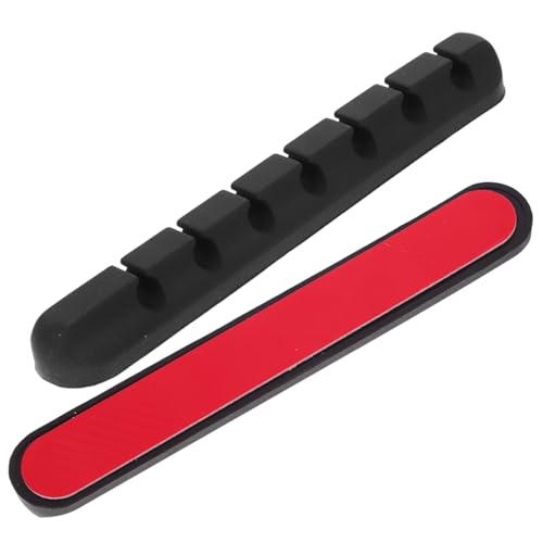 OSOLADY 2 Stück Kabelclips Selbstklebende Kabelhalter für Effektives Kabelmanagement im Büro für Ladekabel USB Kabel Sorgt für Ordnung Platzersparnis Am Schreibtisch von OSOLADY