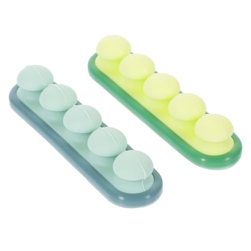 OSOLADY Büro Schreibtisch Kabel Organizer Schlafzimmer Nachttisch Kabel Klemme Halterung Draht 2 Pack Clip von OSOLADY