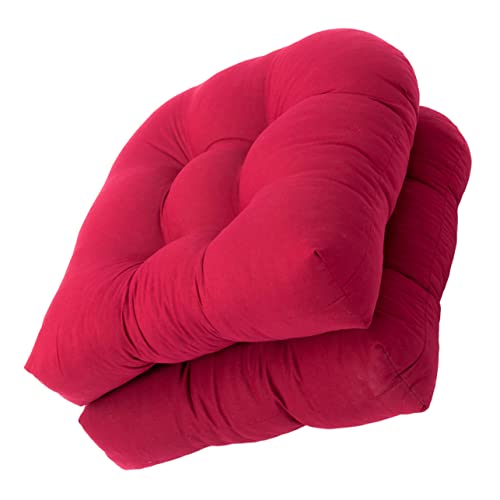 OSOLADY 2 Stück Kissen im Freien Essen Nackenrolle Pads Couch geformt Sofa-Sitzpolster Esszimmerstuhlpolster Speisestuhlsitzpolster Sitzplatten für Stühle Polyester rot OSOLADY 2 Stück Kissen im Freien Essen Nackenrolle Pads Couch geformt Sofa-Sitzpolster Esszimmerstuhlpolster Speisestuhlsitzpolster Sitzplatten für Stühle Polyester rot von OSOLADY