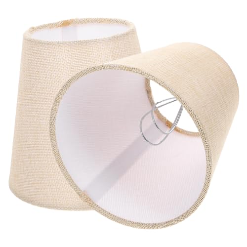 OSOLADY 2 Stück Kleiner Stoff Lampenschirm Lampenschirm Abdeckung Retro Stil Rund für Tisch Steh Wandlampen Raum Dekor OSOLADY 2 Stück Kleiner Stoff Lampenschirm Lampenschirm Abdeckung Retro Stil Rund für Tisch Steh Wandlampen Raum Dekor von OSOLADY