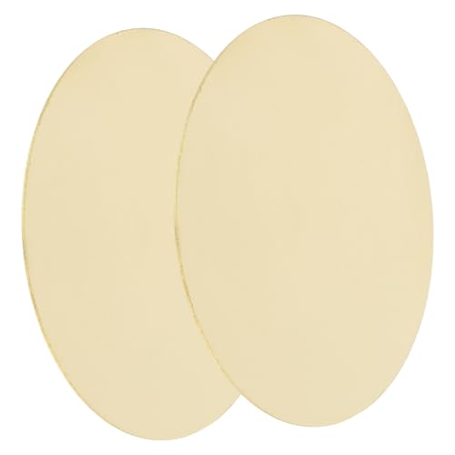 OSOLADY 2 Stück Messingscheibe Metallplatten Für Schmuck Runde Messingplatte Golden OSOLADY 2 Stück Messingscheibe Metallplatten Für Schmuck Runde Messingplatte Golden von OSOLADY