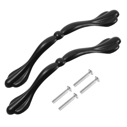 OSOLADY 2 Stück Möbelgriffe für Türen Lochabstand Schwarze Einfache Installation für Dresser und Küchenschränke OSOLADY 2 Stück Möbelgriffe für Türen Lochabstand Schwarze Einfache Installation für Dresser und Küchenschränke von OSOLADY