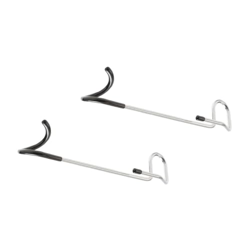 OSOLADY 2 Stück Teiliges Outdoor Camping Haken aus Edelstahl Rutschfeste Lampenhalterung für Zeltstangen Multifunktionale Aufhängung für Lichterketten Taschen und Zubehör Beim Camping von OSOLADY