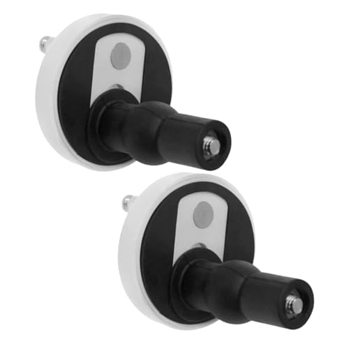OSOLADY 2 Stück Teiliges Toilet Seat Fixing Kit mit Schnellverschluss Scharnieren Universelle Wc Sitz Befestigungsschrauben Ersatzset für Stabile Reparatur und Sicheren Sitz bei von OSOLADY