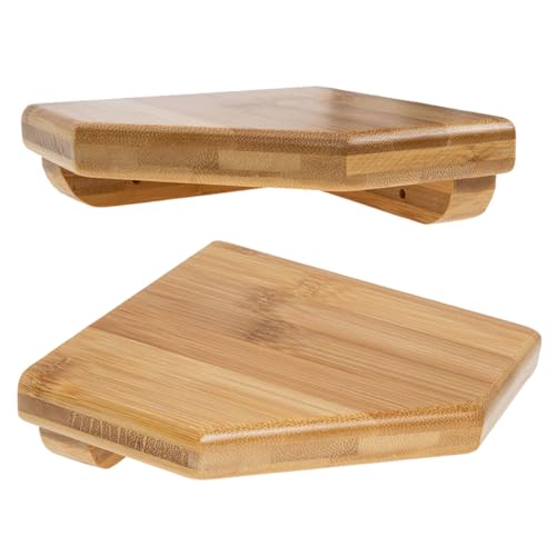 OSOLADY 2 Stück Wandmontiertes Eckregal aus Platzsparend für Badezimmer und Küche Moderne Dekoration für Zuhause und Büro Einfache Installation ohne Bohren OSOLADY 2 Stück Wandmontiertes Eckregal aus Platzsparend für Badezimmer und Küche Moderne Dekoration für Zuhause und Büro Einfache Installation ohne Bohren von OSOLADY