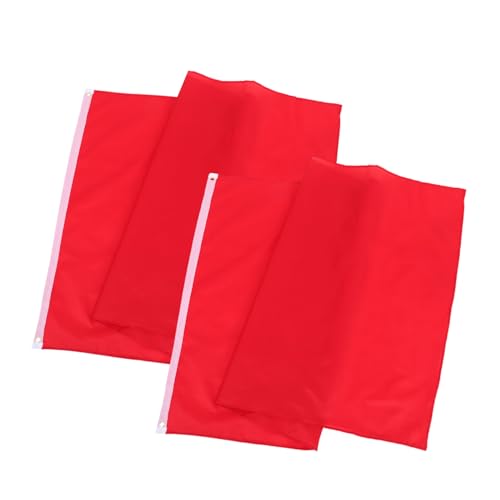OSOLADY 2 Stücke Feste Farbflagge Farbschutzflagge Flaggen Kleine Fahnen Festivaldekorationsflagge Dekorationsfahnen Im Freien Schlichte Gartenflagge Jubelfahnen Parteifahne Polyester Rot OSOLADY 2 Stücke Feste Farbflagge Farbschutzflagge Flaggen Kleine Fahnen Festivaldekorationsflagge Dekorationsfahnen Im Freien Schlichte Gartenflagge Jubelfahnen Parteifahne Polyester Rot von OSOLADY