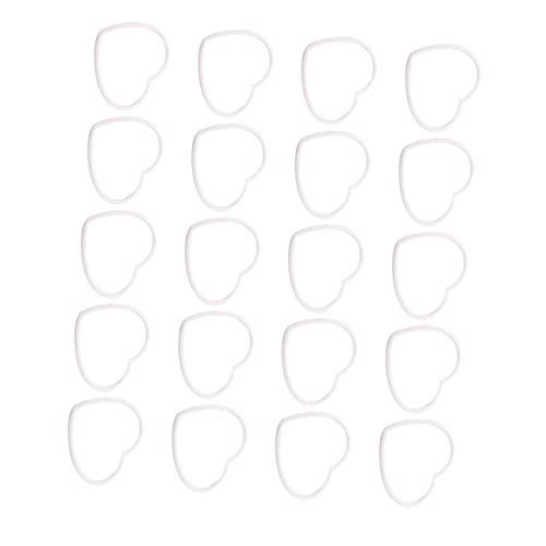 OSOLADY 20 Stück DIY Liebesring Herz Bastelzubehör Fänger Klein Nachttisch Groß Hochzeit Der Ring Makramee Ring Makramee Kranz Ring DIY Makramee Hoop Acryl Weiß OSOLADY 20 Stück DIY Liebesring Herz Bastelzubehör Fänger Klein Nachttisch Groß Hochzeit Der Ring Makramee Ring Makramee Kranz Ring DIY Makramee Hoop Acryl Weiß von OSOLADY