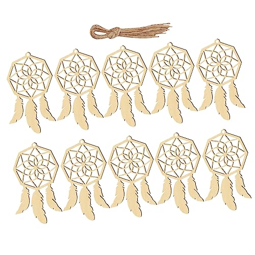 OSOLADY 20 Stück Heimdekoration Basteln Blätter Retro Künstliche Hängekörbe Mit Blumen Hängeornament Reifen Kunst Party Beige Holz OSOLADY 20 Stück Heimdekoration Basteln Blätter Retro Künstliche Hängekörbe Mit Blumen Hängeornament Reifen Kunst Party Beige Holz von OSOLADY