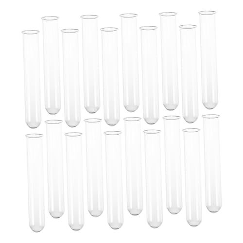 OSOLADY 20 Stück Reagenzglas Aus Glas Mit Gerolltem Rand Klare Rohre Klare Testrohre Klare Testfläschchen Container Für Wissenschaftliche Experimente Aufbewahrungsröhrchen OSOLADY 20 Stück Reagenzglas Aus Glas Mit Gerolltem Rand Klare Rohre Klare Testrohre Klare Testfläschchen Container Für Wissenschaftliche Experimente Aufbewahrungsröhrchen von OSOLADY