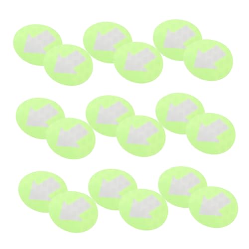 OSOLADY 20 Stück Reflektierende Pfeilaufkleber Wasserfeste Selbstklebende Richtungsschilder aus Langlebigem PVC für Outdoor Markierungen als Trail Marker für Jagd und Camping Sichtbare von OSOLADY