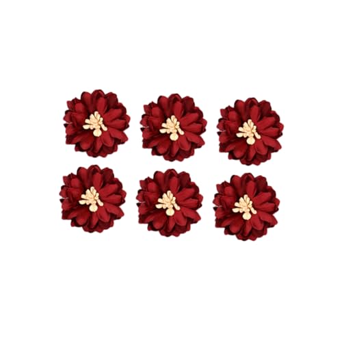 OSOLADY 20 Stück Simulierte Chrysanthemen -hilfsmaterialien Fälschung Burgund Nähen Blumen- Künstlich Dahlien Simulierte Blumenbeete Blumenapplikationen Aus Stoff OSOLADY 20 Stück Simulierte Chrysanthemen -hilfsmaterialien Fälschung Burgund Nähen Blumen- Künstlich Dahlien Simulierte Blumenbeete Blumenapplikationen Aus Stoff von OSOLADY