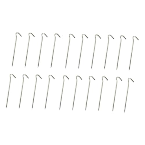 OSOLADY 20 Stück Teiliges Zelt heringe aus Robustem Stahl Fragezeichen Form Stabile Bodenanker für Camping Zelte Planen und Garten für Weichen und Harten Boden Vielseitig Einsetzbar OSOLADY 20 Stück Teiliges Zelt heringe aus Robustem Stahl Fragezeichen Form Stabile Bodenanker für Camping Zelte Planen und Garten für Weichen und Harten Boden Vielseitig Einsetzbar von OSOLADY