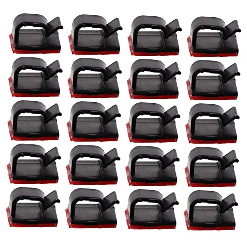 OSOLADY 20Stücke Kabelorganisatoren Selbstklebende Kabelhalter Für Schreibtisch Kabelmanagement Clips Transparentes Design Für Kabelführung Für Home Office Zuhause OSOLADY 20Stücke Kabelorganisatoren Selbstklebende Kabelhalter Für Schreibtisch Kabelmanagement Clips Transparentes Design Für Kabelführung Für Home Office Zuhause von OSOLADY