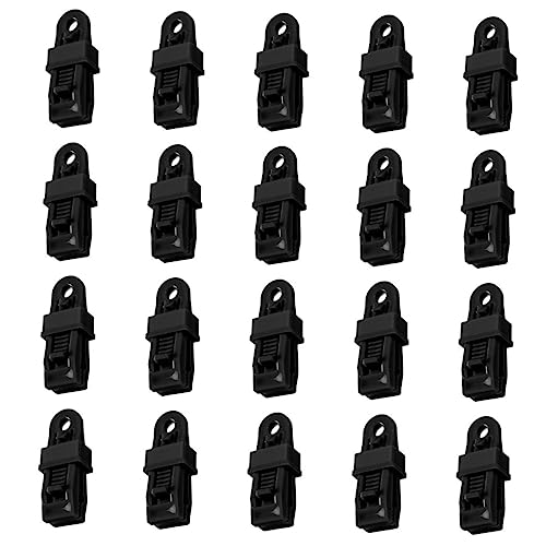 OSOLADY 20Stücke Zeltbefestigungsclips Tarp Clips für Outdoor Aktivitäten Verstellbare Klemmen für Campingzelte Sonnensegel und Planen für Reisen OSOLADY 20Stücke Zeltbefestigungsclips Tarp Clips für Outdoor Aktivitäten Verstellbare Klemmen für Campingzelte Sonnensegel und Planen für Reisen von OSOLADY