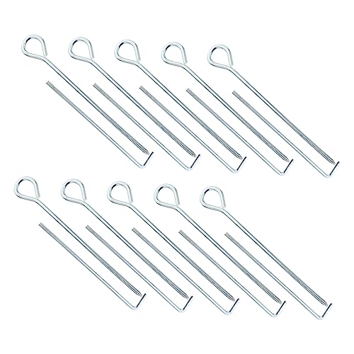 OSOLADY 20Stücke Zeltpflöcke Rostfreie Verstärkte Zeltnägel für Outdoor Camping Lange Erdnägel mit Stabiler Halterung für Zelt und von OSOLADY