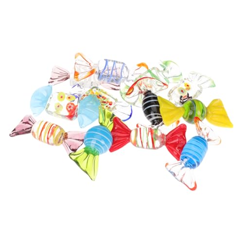 OSOLADY 24stücke Vintage Glas Süßigkeiten Dekoration Teiliges Für Festliche Anlässe Handgefertigte Christbaumdekoration Geeignet Für Hochzeiten Partys Und Weihnachtsfeiern Aus von OSOLADY