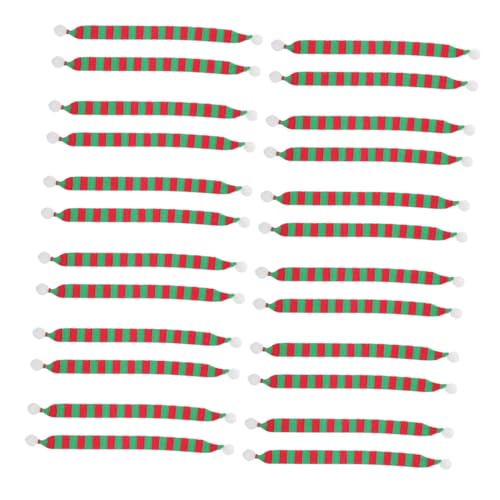 OSOLADY 24stücke Mini-weihnachtsschals Aus Gestricktem Stoff Für Puppen Und Basteleien Als Dekoration Für Feiertagspartys Und Christbaumschmuck OSOLADY 24stücke Mini-weihnachtsschals Aus Gestricktem Stoff Für Puppen Und Basteleien Als Dekoration Für Feiertagspartys Und Christbaumschmuck von OSOLADY