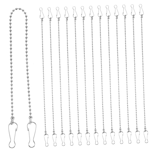 OSOLADY 24stücke Aufhängeketten Aus Zum Aufhängen Von Werbetafeln Und Ornamenten Mit Haken Für Pflanzenkörbe Und Vogelhäuschen Langlebig Und Einfach Zu Montieren von OSOLADY