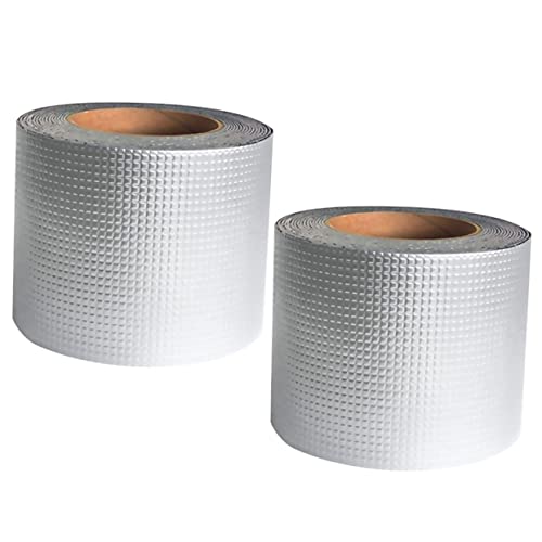 OSOLADY 2Rollen Butyl Reparaturband Wasserfestes Dichtband Für Notfallreparaturen An Dach Rohr Breit Lang Hochwertige Abdichtung Für Rinnenversiegelung OSOLADY 2Rollen Butyl Reparaturband Wasserfestes Dichtband Für Notfallreparaturen An Dach Rohr Breit Lang Hochwertige Abdichtung Für Rinnenversiegelung von OSOLADY