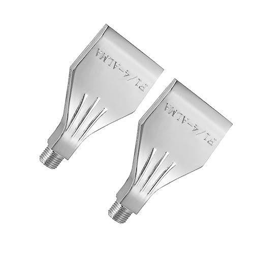 OSOLADY 2Stücke Aluminiumlegierungsdüse Flachluftstrahldüse Für Druckluftanwendungen Effiziente Luftblasdüse Zur Geräuschreduzierung Luftverbrauchseinsparung OSOLADY 2Stücke Aluminiumlegierungsdüse Flachluftstrahldüse Für Druckluftanwendungen Effiziente Luftblasdüse Zur Geräuschreduzierung Luftverbrauchseinsparung von OSOLADY