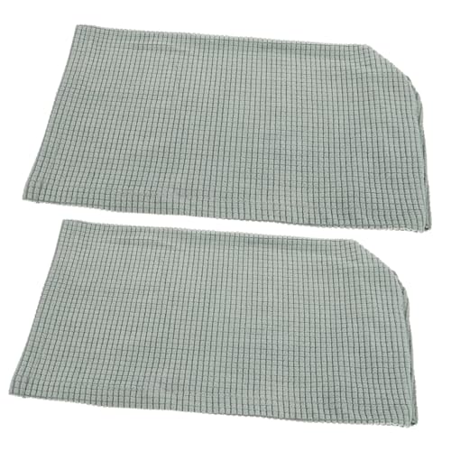 OSOLADY 2Stücke Elastische Sofa Armlehnenbezüge Aus Fleece Handtuch Für Sofaarmlehnen Pflegeleichte Armlehnenhüllen Für Zuhause Grün von OSOLADY