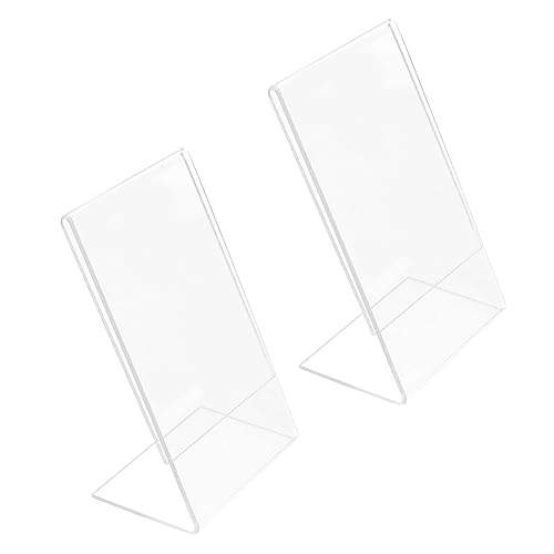 OSOLADY 2Stücke Fotorahmen Transparent für Tischaufsteller Robuste Fotoanzeige für Zuhause Büro für Bilder und Zertifikate OSOLADY 2Stücke Fotorahmen Transparent für Tischaufsteller Robuste Fotoanzeige für Zuhause Büro für Bilder und Zertifikate von OSOLADY