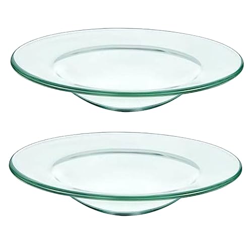 OSOLADY 2Stücke Glasölwärmer Ersatzplatten Runde Wachsschmelzschalen für Aromatherapie Lampe Langlebig und Wiederverwendbar OSOLADY 2Stücke Glasölwärmer Ersatzplatten Runde Wachsschmelzschalen für Aromatherapie Lampe Langlebig und Wiederverwendbar von OSOLADY