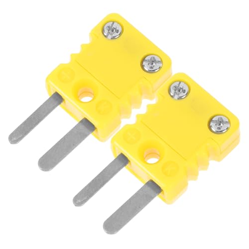 OSOLADY 2Stücke K Thermoelement Steckeradapter aus Langlebigem für Präzise Temperaturmessung Kompakt Einfach zu Bedienen für Verschiedene Messanwendungen OSOLADY 2Stücke K Thermoelement Steckeradapter aus Langlebigem für Präzise Temperaturmessung Kompakt Einfach zu Bedienen für Verschiedene Messanwendungen von OSOLADY