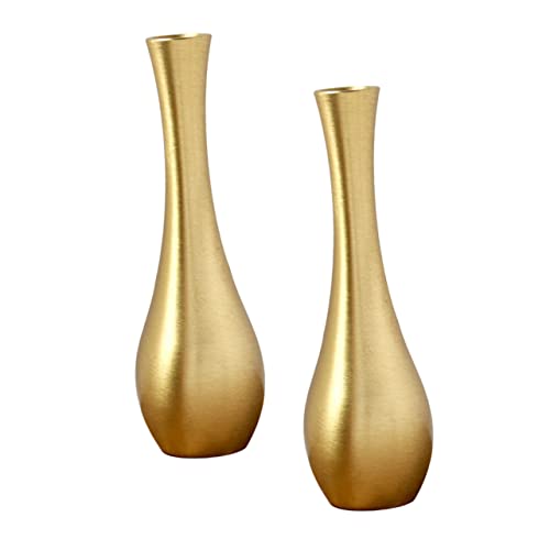 OSOLADY 2Stücke Kupfer Mini Vase Dekorative Tischvase für Blumenarrangements Hochwertige Metallvase aus Reinem Kupfer für Kunstblumen und Frische Blumen Stilvolle OSOLADY 2Stücke Kupfer Mini Vase Dekorative Tischvase für Blumenarrangements Hochwertige Metallvase aus Reinem Kupfer für Kunstblumen und Frische Blumen Stilvolle von OSOLADY