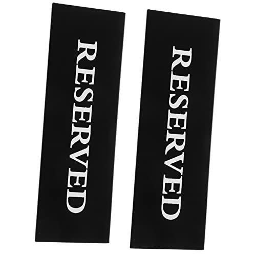 OSOLADY 2Stücke Reservierungsschilder für Hochzeiten Tischkarten Reservierte Sitzschilder für Formelle Veranstaltungen Langlebig OSOLADY 2Stücke Reservierungsschilder für Hochzeiten Tischkarten Reservierte Sitzschilder für Formelle Veranstaltungen Langlebig von OSOLADY