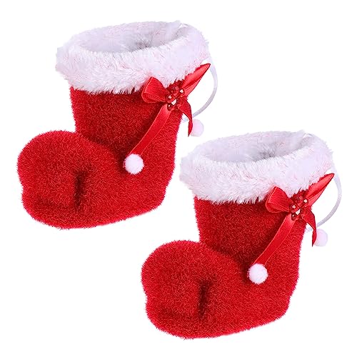 OSOLADY 2Stücke Stiefel Süßigkeitentasche Für Bonbons Und Exquisite Weihnachtsdekoration Für Zuhause Und Feste OSOLADY 2Stücke Stiefel Süßigkeitentasche Für Bonbons Und Exquisite Weihnachtsdekoration Für Zuhause Und Feste von OSOLADY