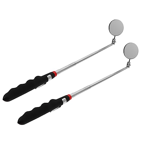 OSOLADY 2Stücke Teleskopierbarer Inspektionsspiegel mit Flexiblem Drehbarem Spiegel für Fahrzeuginspektionen für und Werkzeugmacher OSOLADY 2Stücke Teleskopierbarer Inspektionsspiegel mit Flexiblem Drehbarem Spiegel für Fahrzeuginspektionen für und Werkzeugmacher von OSOLADY