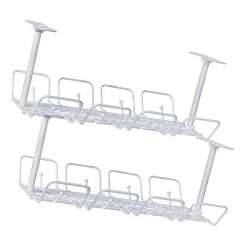 OSOLADY 2Stücke Tisch Kabelmanagement Regal Kabelaufbewahrung für Schreibtisch Kabelregal zur Organisation von Kabeln und Adaptern für Büro und Zuhause OSOLADY 2Stücke Tisch Kabelmanagement Regal Kabelaufbewahrung für Schreibtisch Kabelregal zur Organisation von Kabeln und Adaptern für Büro und Zuhause von OSOLADY