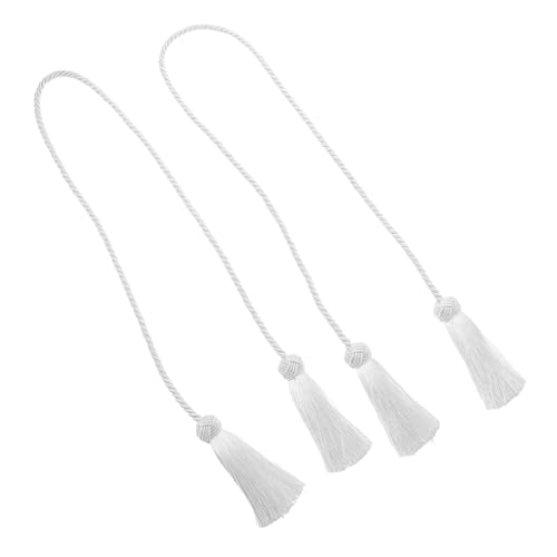 OSOLADY 2Stücke Vorhang Raffhalter Minimalistische Quastenhalter für Wohnen Innovative Vorhangverschlüsse ohne Bohren für Schlafzimmer Wohnzimmer und Büro von OSOLADY