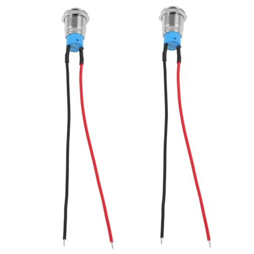 OSOLADY 2Stücke Wasserdichter Druckknopf Taster mit Rundem Kopf Selbstverriegelnder mit Kabel Ergonomisches Design für Vielseitige Anwendungen OSOLADY 2Stücke Wasserdichter Druckknopf Taster mit Rundem Kopf Selbstverriegelnder mit Kabel Ergonomisches Design für Vielseitige Anwendungen von OSOLADY