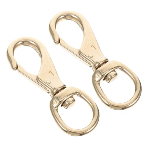 OSOLADY 2pcs Messing Swivel Hook Clip Scuba Diving Clips360 Grad Rotation Ideal Für Seadog Line Ankerlinien Beutel Leinen -gurte Gepäck Leathercarft OSOLADY 2pcs Messing Swivel Hook Clip Scuba Diving Clips360 Grad Rotation Ideal Für Seadog Line Ankerlinien Beutel Leinen -gurte Gepäck Leathercarft von OSOLADY