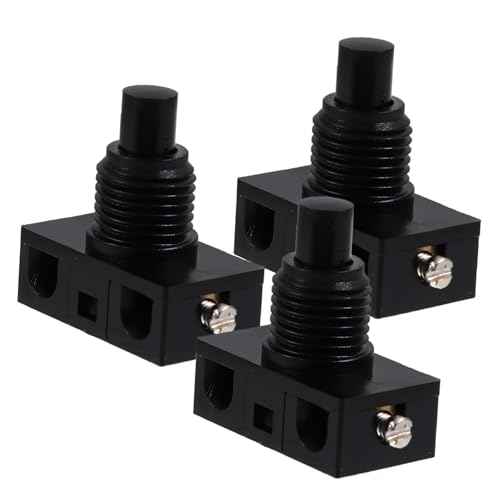 OSOLADY 3 Stück Selbstzurückstellender Drucktaster Schalter Ersatz Push Button für Licht Elektrische Geräte Kompakt Leicht DIY Zubehör OSOLADY 3 Stück Selbstzurückstellender Drucktaster Schalter Ersatz Push Button für Licht Elektrische Geräte Kompakt Leicht DIY Zubehör von OSOLADY