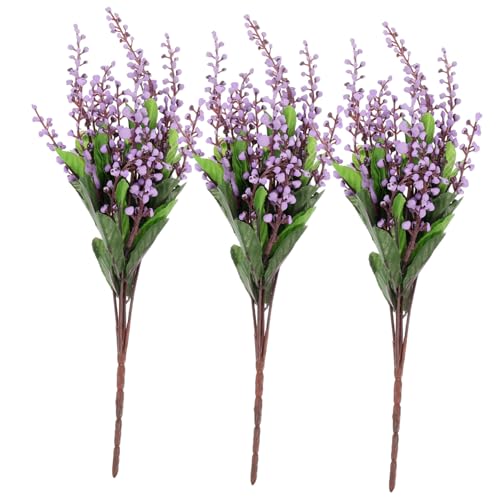 OSOLADY 3 Stück Teiliges Künstliche Pflanzen aus Kunststoff Realistische Simulation mit Violetten Perlenfrüchten Langlebige DIY Deko für Hochzeit Party Wohnzimmer Büro und Kinderzimmer OSOLADY 3 Stück Teiliges Künstliche Pflanzen aus Kunststoff Realistische Simulation mit Violetten Perlenfrüchten Langlebige DIY Deko für Hochzeit Party Wohnzimmer Büro und Kinderzimmer von OSOLADY
